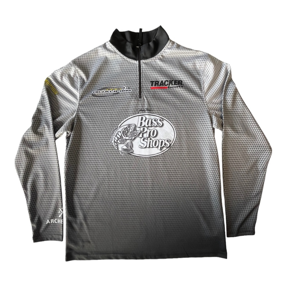 Bass Pro Shop Fishing Shirt, Men’s Large Tracker Boats Nitro
